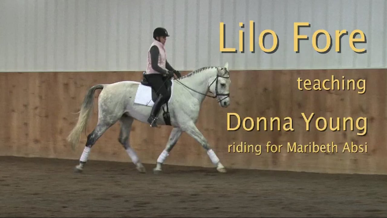 FarmVet/USDF Complete Adult Clinic, featuring Lilo Fore, Training Level, Part 7