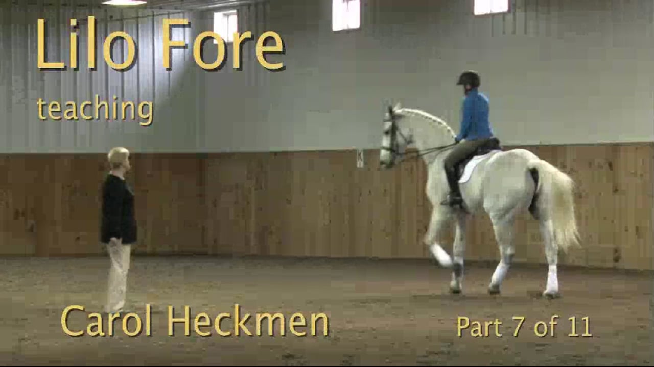 FarmVet/USDF Complete Adult Clinic, featuring Lilo Fore, Creating Contact with t