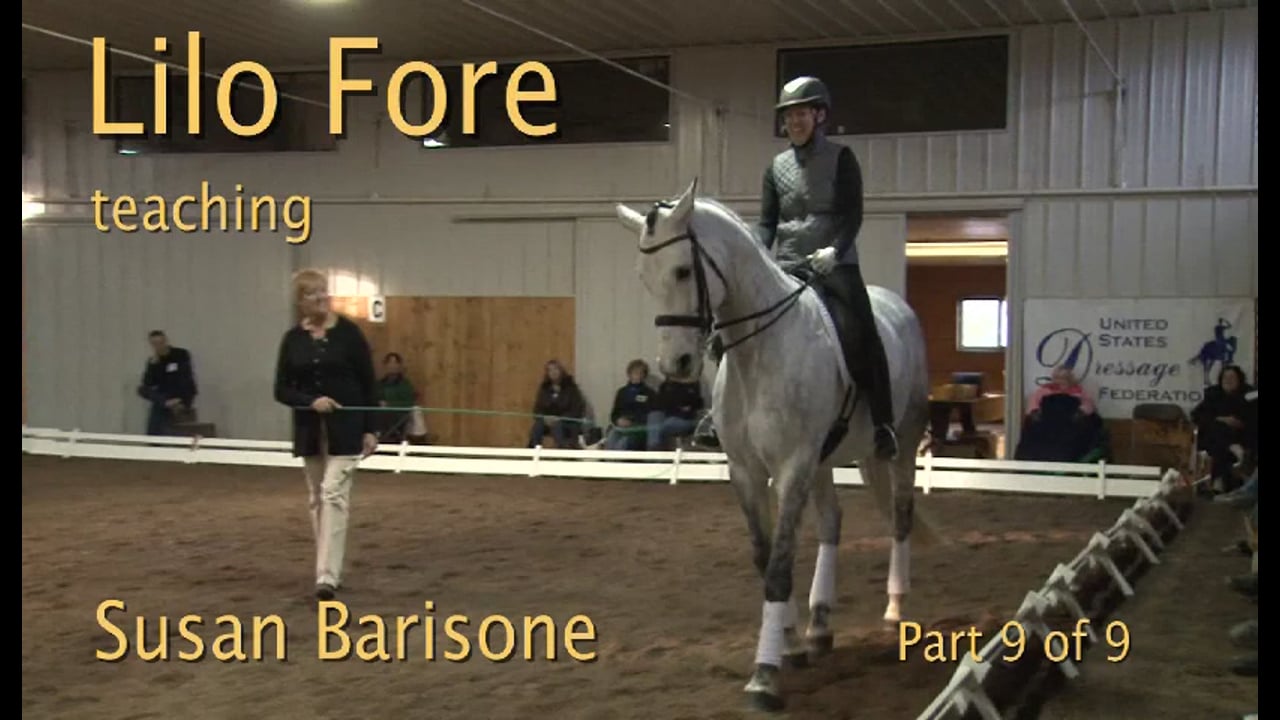 FarmVet/USDF Complete Adult Clinic, featuring Lilo Fore, Responsiveness and Cont