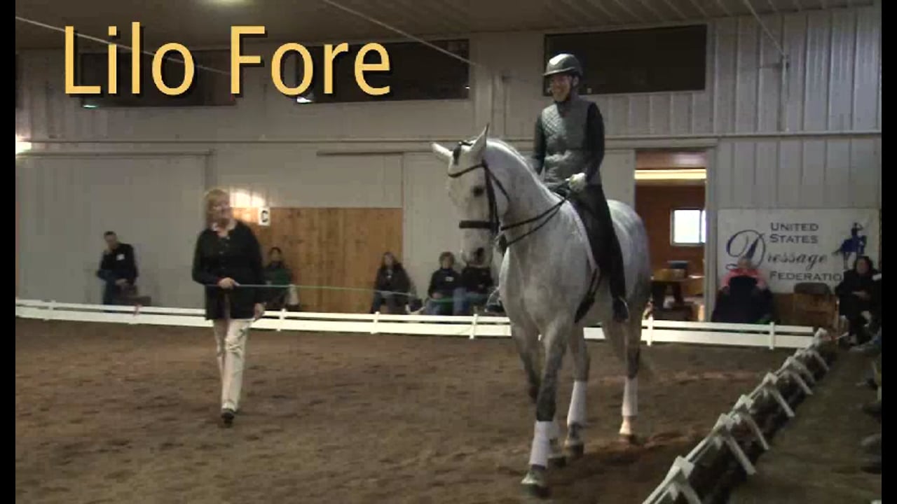 FarmVet/USDF Adult Clinic: Moving Up from Intermediate | Lilo Fore | PART 05