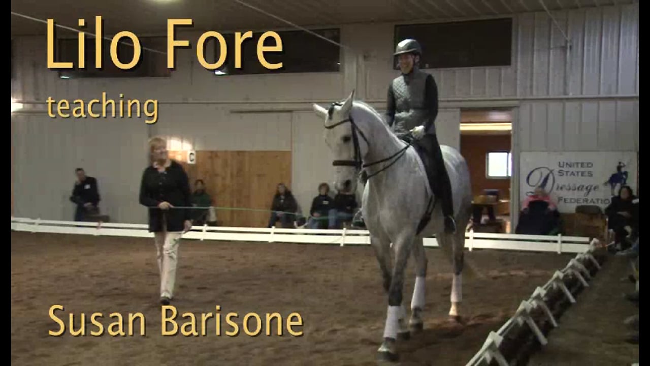 FarmVet/USDF Adult Clinic: Moving Up from Intermediate | Lilo Fore | PART 07