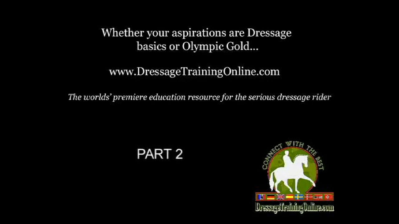 Focus on walk canter and canter walk transitions - v part 1