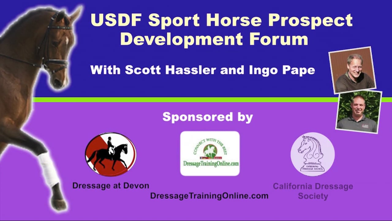 USDF Sport Horse Dev. Forum - Young Horse Balance | Scott Hassler | PART 03