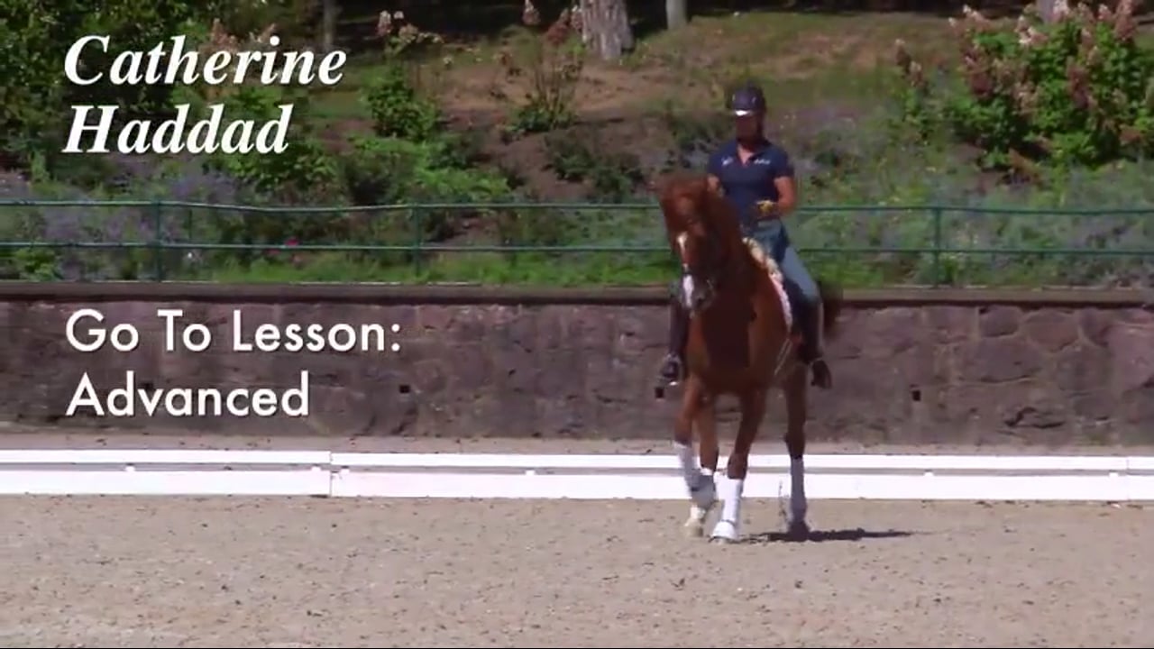 Go To Lesson: 3rd Level, Medium Lesson | Catherine Haddad | PART 02