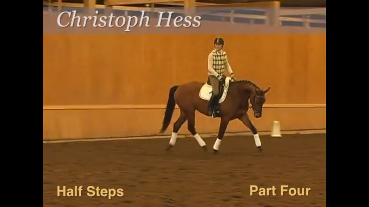 Half pass zig zag, pirouette, and tempi changes with Alizee Froment