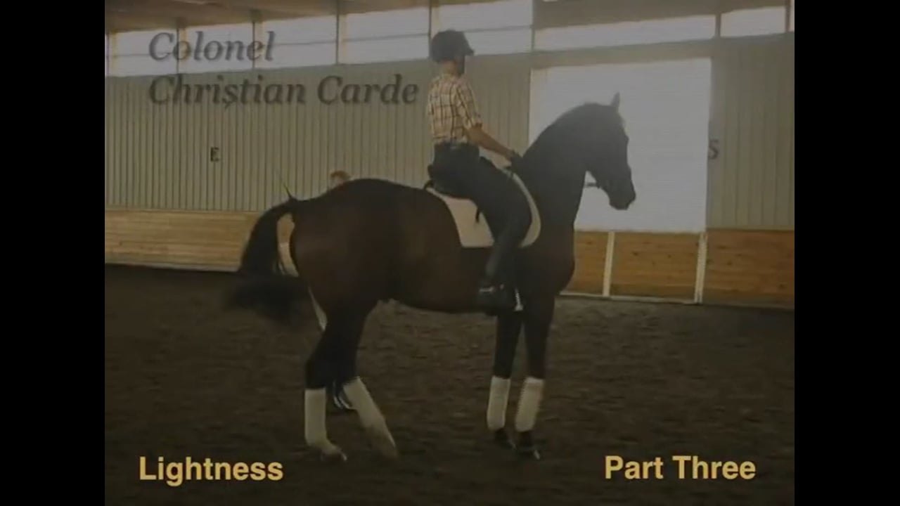 Lightness Piaffe and Passage Work | Colonel Christian Carde | PART 03