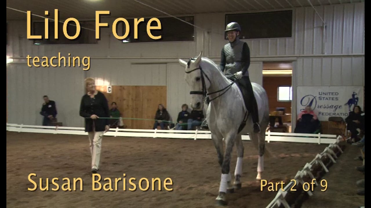 FarmVet/USDF Adult Clinic: Moving Up from Intermediate | Lilo Fore | PART 02
