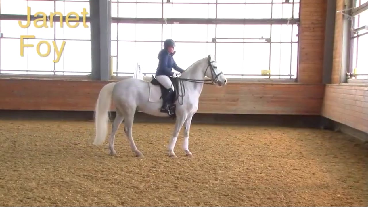 Piaffe, Passage, Canter Pirouette, Intermediate A | Janet Foy | PART 02