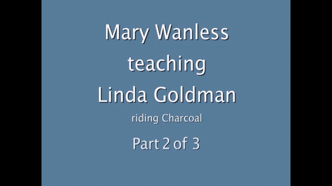 Proper Seat and Posture to Influence the Horse | Mary Wanless | PART 02
