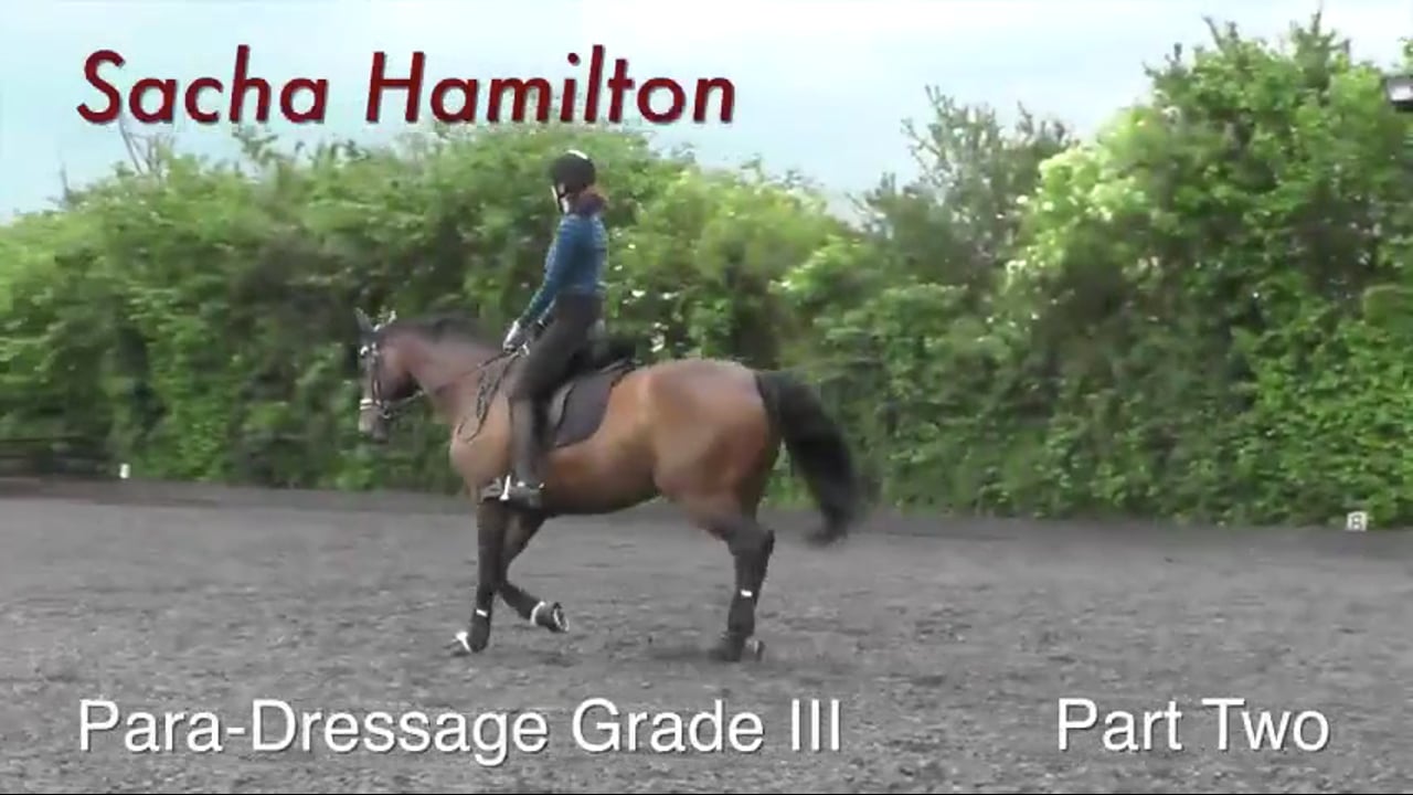 Para-Dressage Grade III | Sacha Hamilton | PART 02
