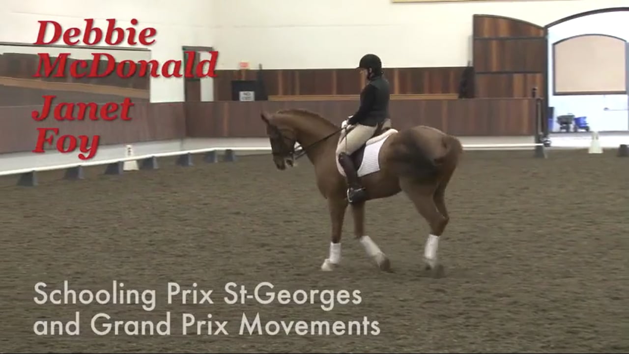 Schooling Prix St-Georges and Grand Prix | Debbie McDonald & Janet Foy | PART 02