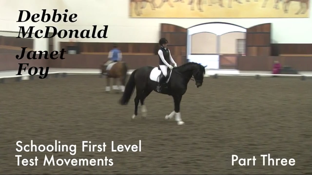 Schooling First Level Test Movements | Debbie McDonald & Janet Foy | PART 03