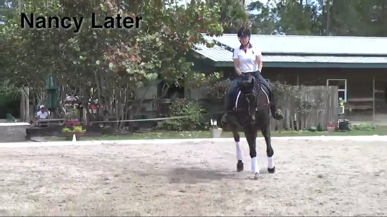 Sitting Trot Lunge Line Lesson | Nancy Later | PART 02