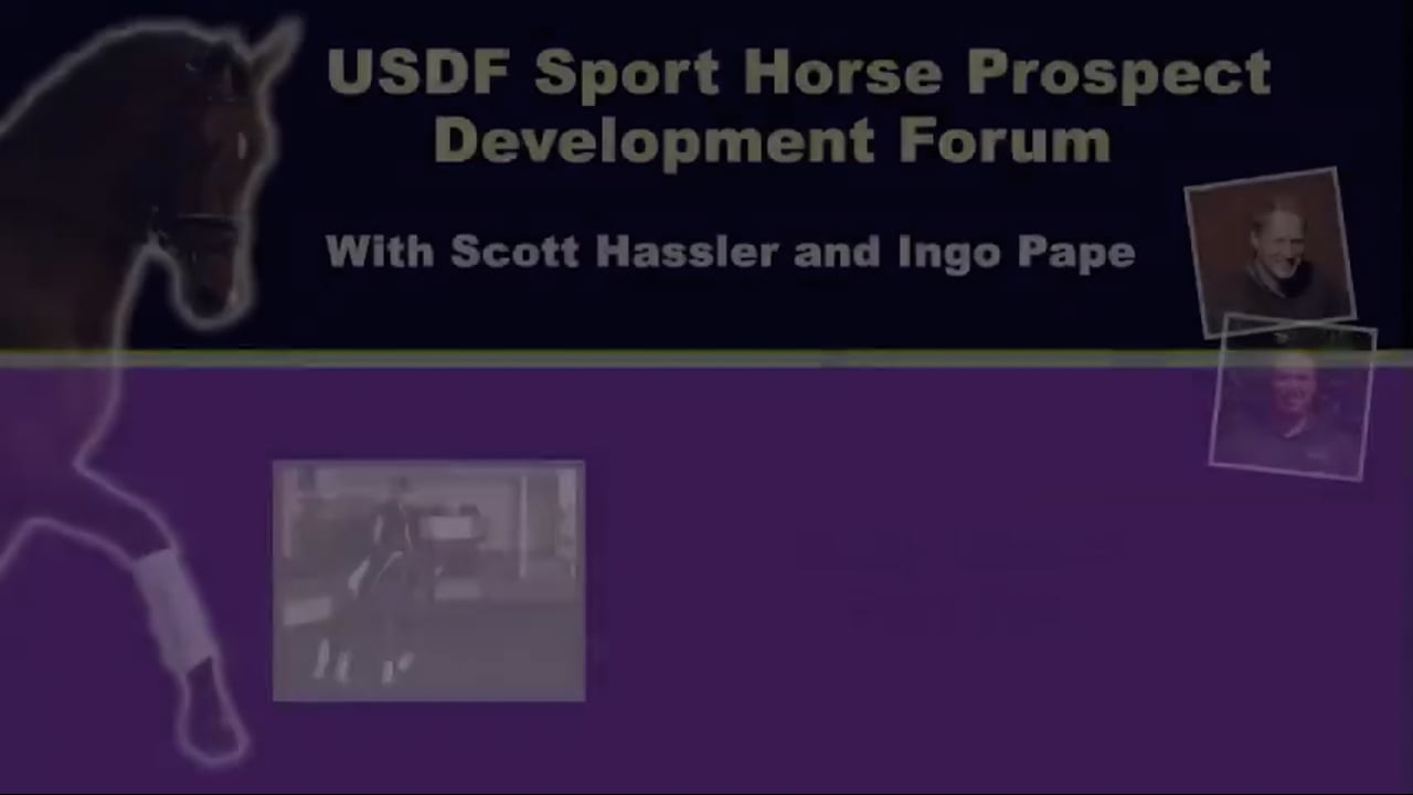 USDF Sport Horse PD Forum - Baby Basics, Stretching | Ingo Pape | PART 02
