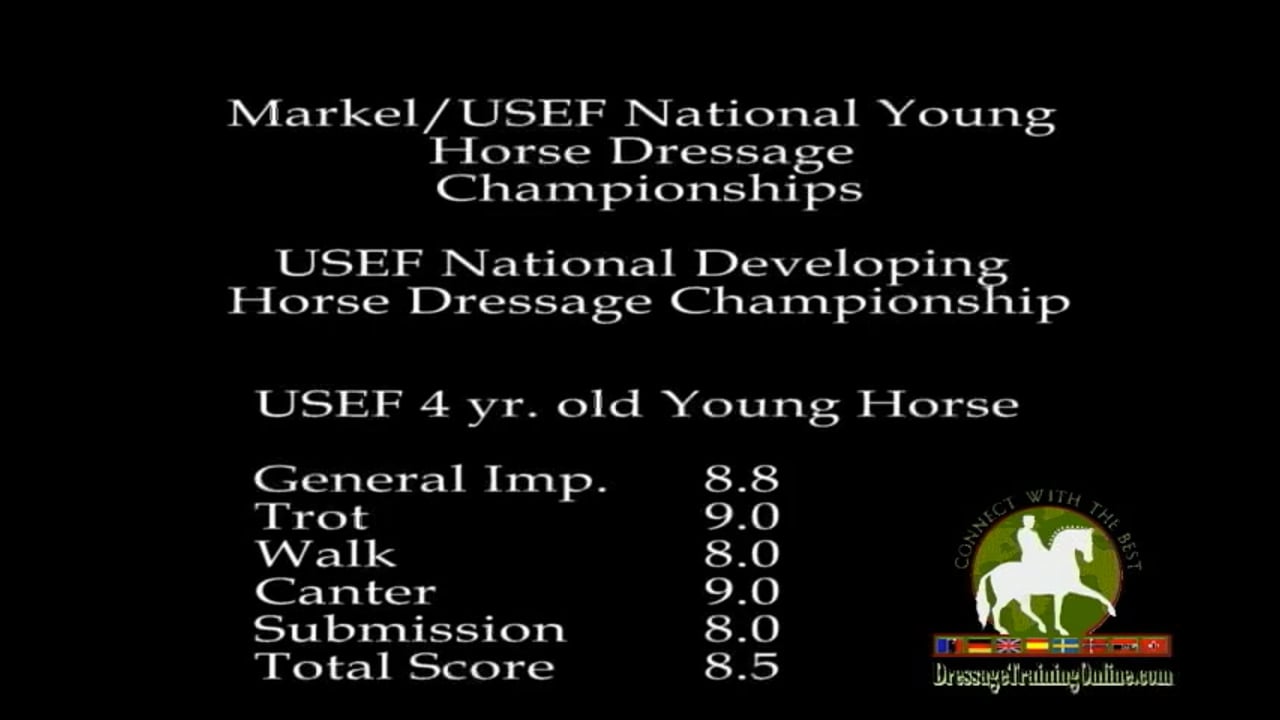 USEF 4 Year Old Young Hourse Championship-Finale