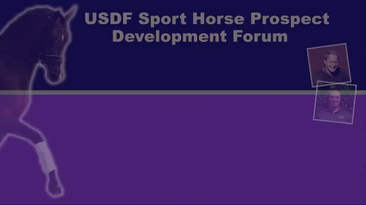 USDF Sport Horse Development Forum - Relax the Topline | Scott Hassler | PART 03