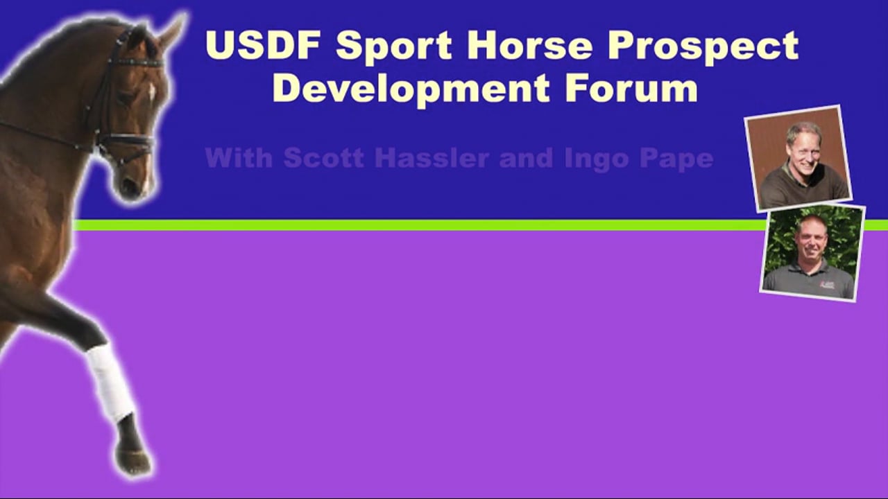 USDF Sport Horse Prospect Development Forum - Lunging Demo | Willy Arts
