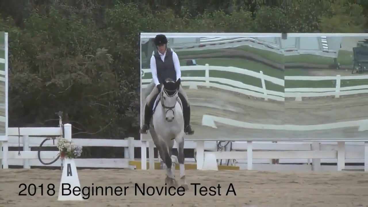 2018 Beginner Novice Tests - Dressage Test A | Robyn Fisher | PART 01