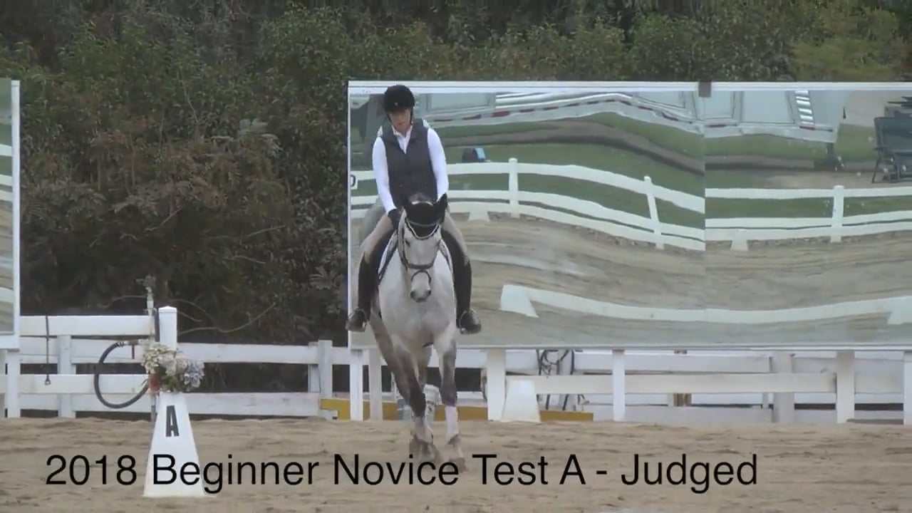 2018 Beginner Novice Test A - Judge's Perspective | Robyn Fisher | PART 02