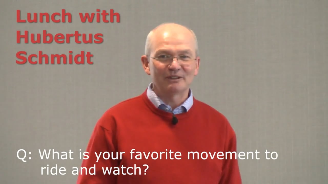 Favorite Movement to Ride | Hubertus Schmidt