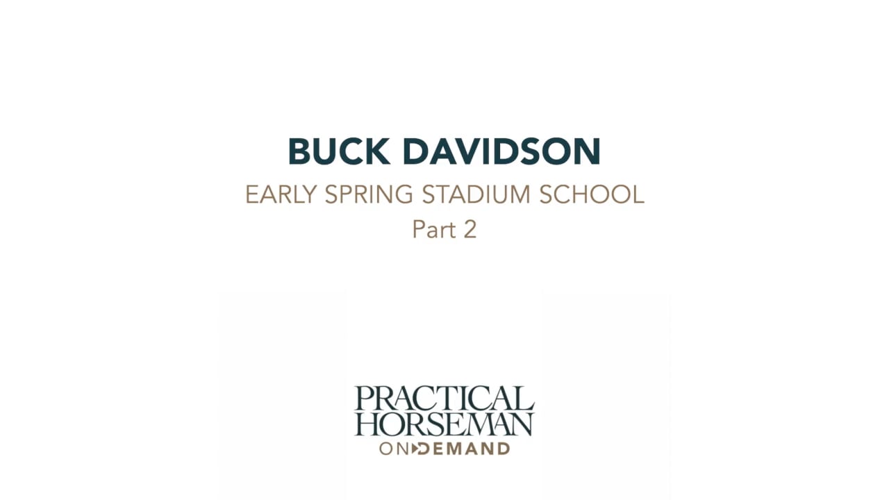 Early Spring Stadium School | Buck Davidson | PART 02