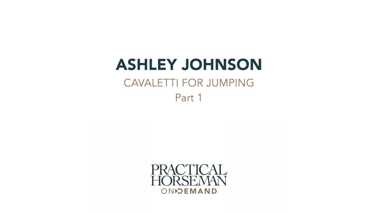 Cavalletti for Jumping | Ashley Johnson | PART 01