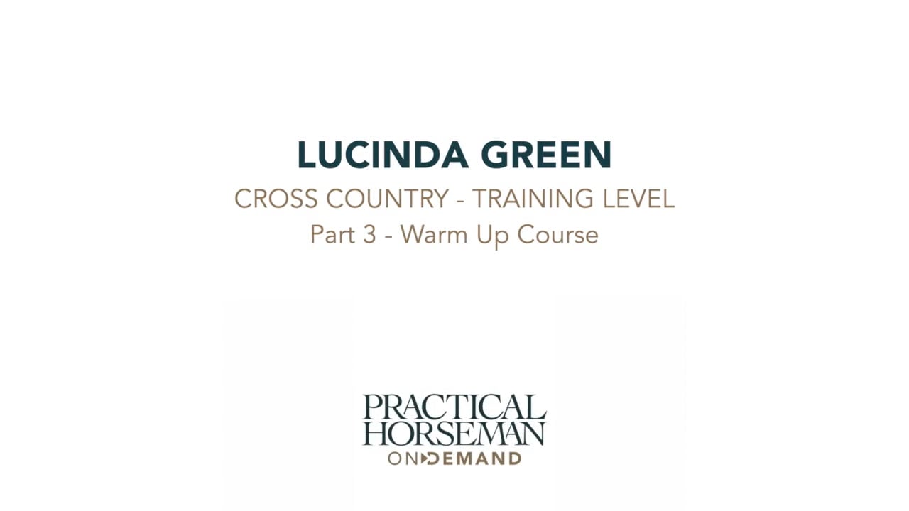 Cross Country Training Level | Lucinda Green | PART 03