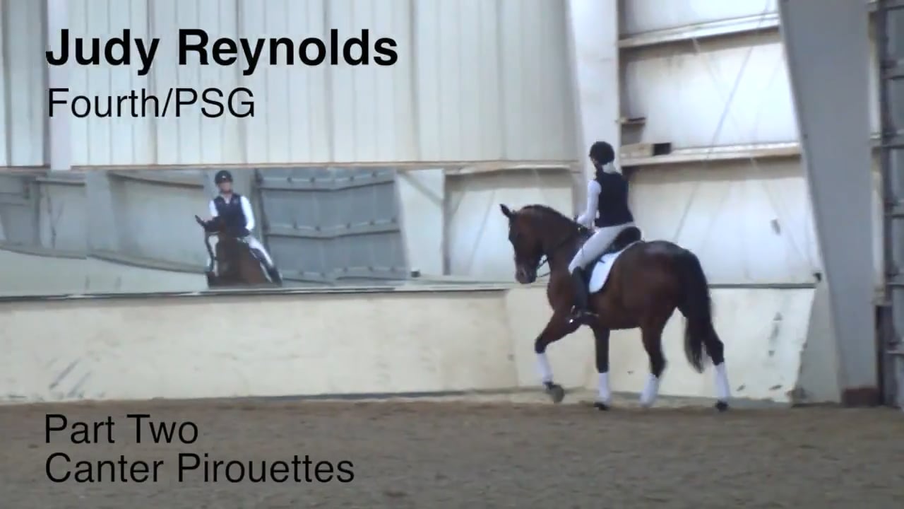Fourth/PSG - Canter Pirouettes | Judy Reynolds | PART 02
