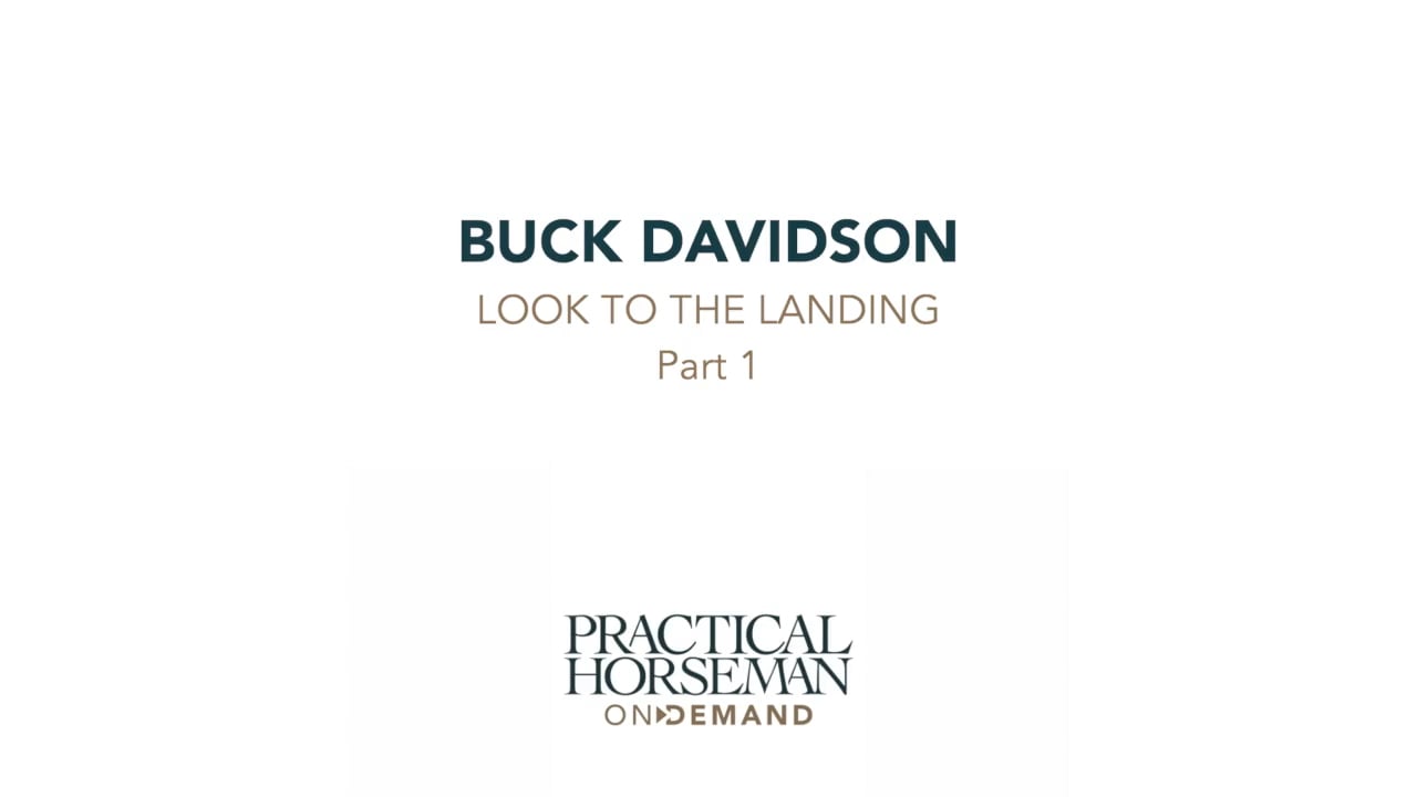 Look to the Landing | Buck Davidson | PART 01