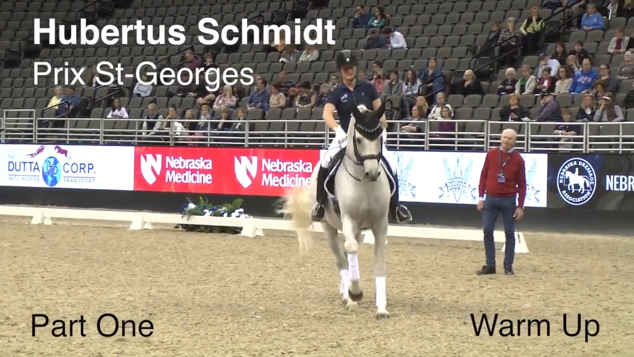 Prix St-Georges - Warm Up | Hubertus Schmidt | PART 01