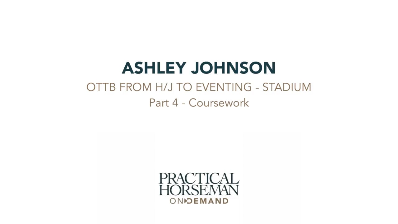 OTTB Hunter/Jumper to Eventing - Stadium | Ashely Johnson | PART 04