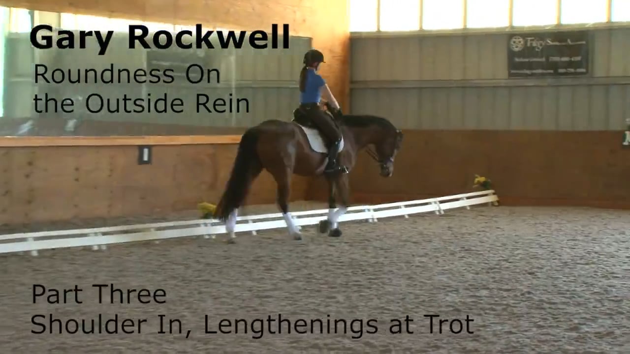 Roundness on the Outside Rein - Shoulder-In | Gary Rockwell | PART 03