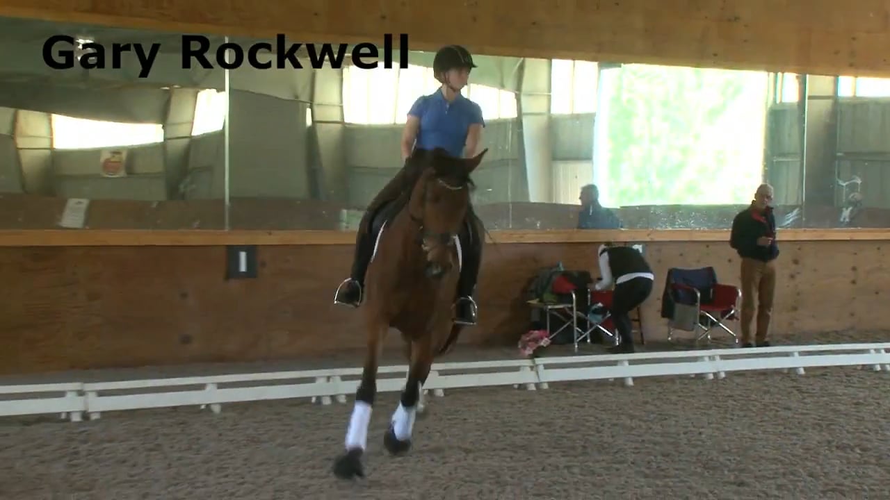 Roundness on the Outside Rein - Leg Yield in the Trot | Gary Rockwell | PART 02