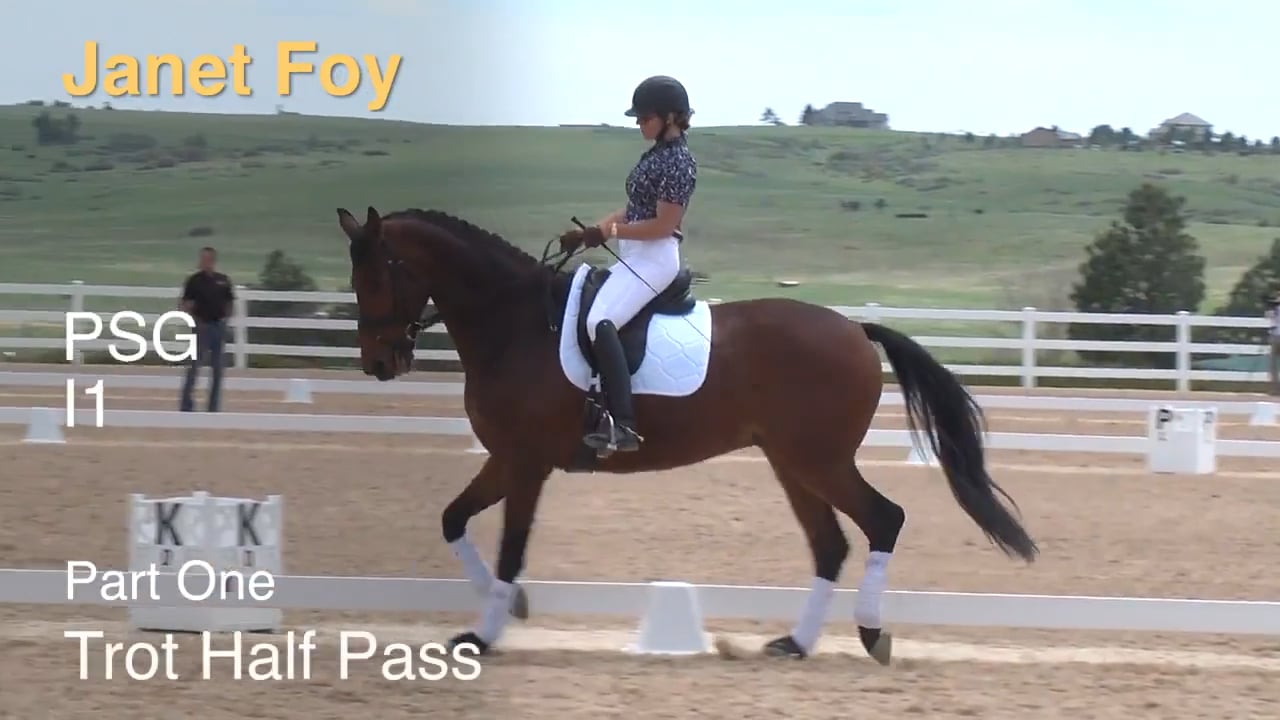 Prix St. Georges s/Intermediate 1 | Janet Foy | PART 01