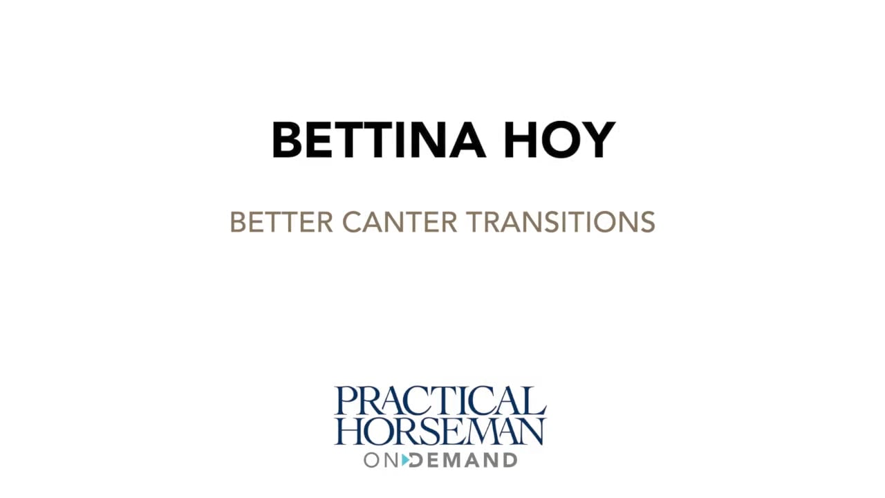 Better Canter Transitions | Bettina Hoy | TRAILER