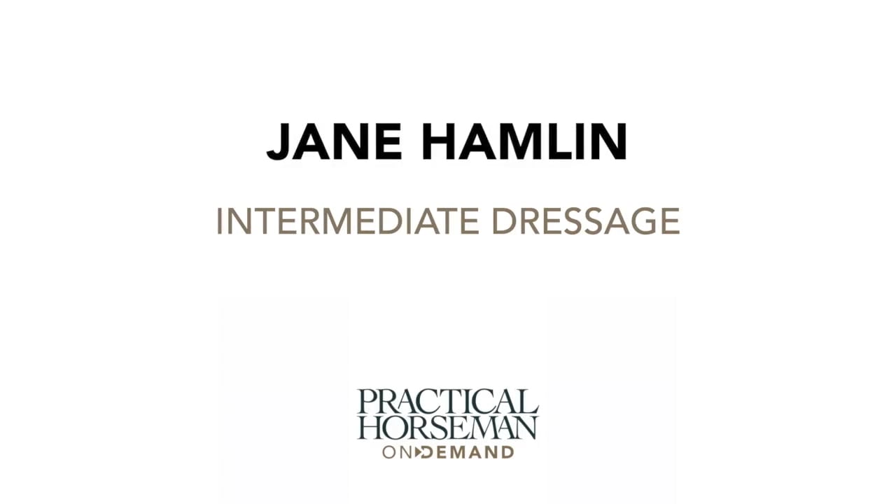 Trailer Intermediate Eventing Dressage | Jane Hamlin