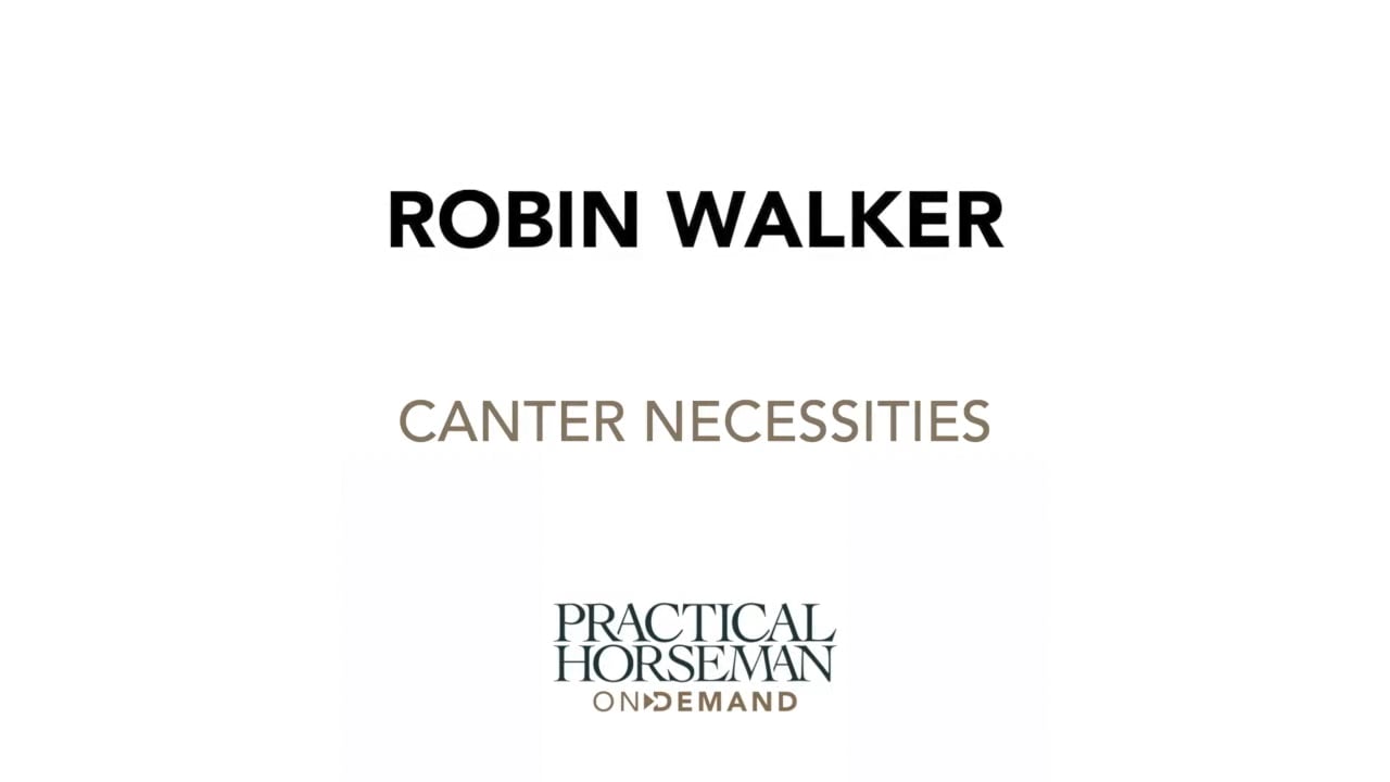 Canter Necessities | Robin Walker | Trailer