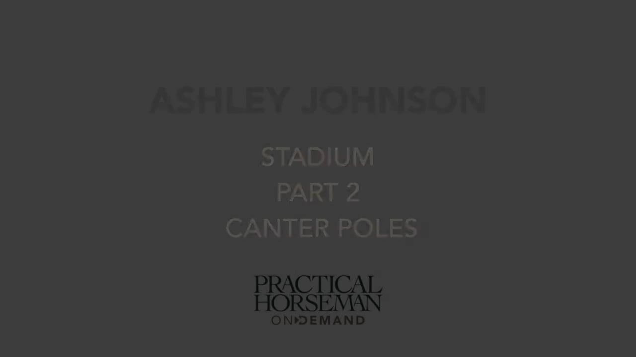 Stadium Jumping – Canter Poles | Ashley Johnson | PART 02