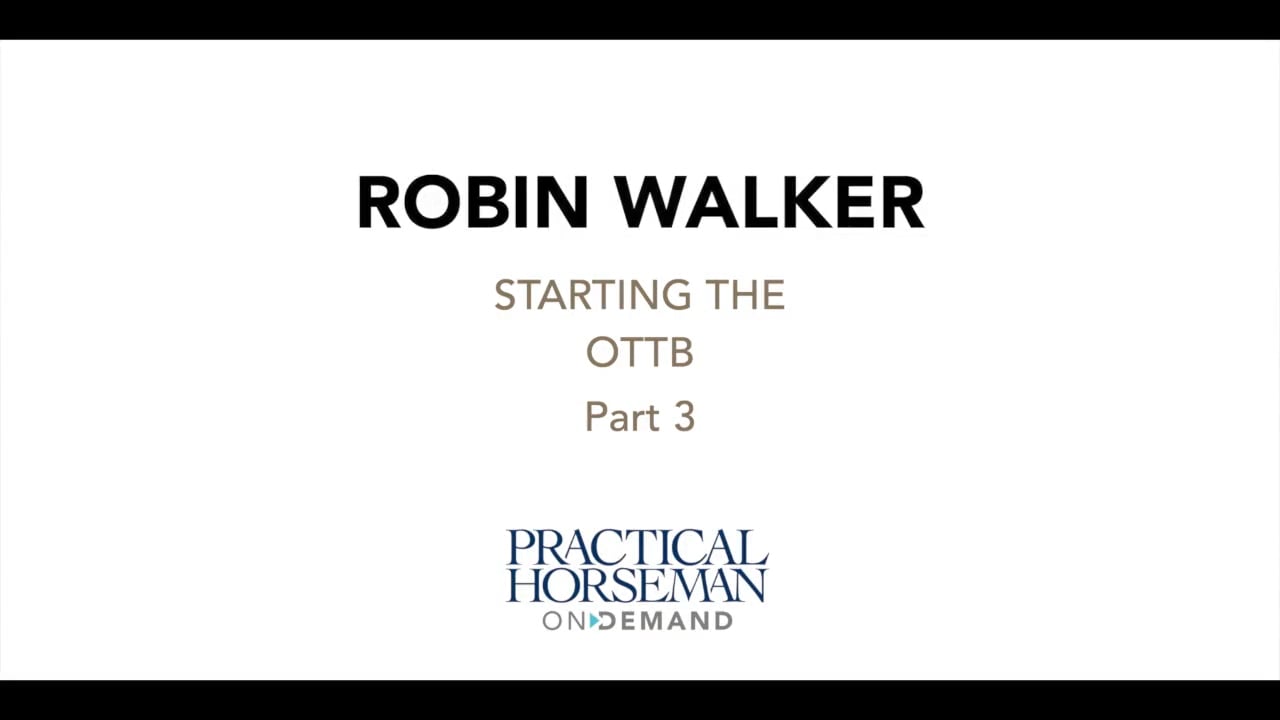 Starting the OTTB - Part 3