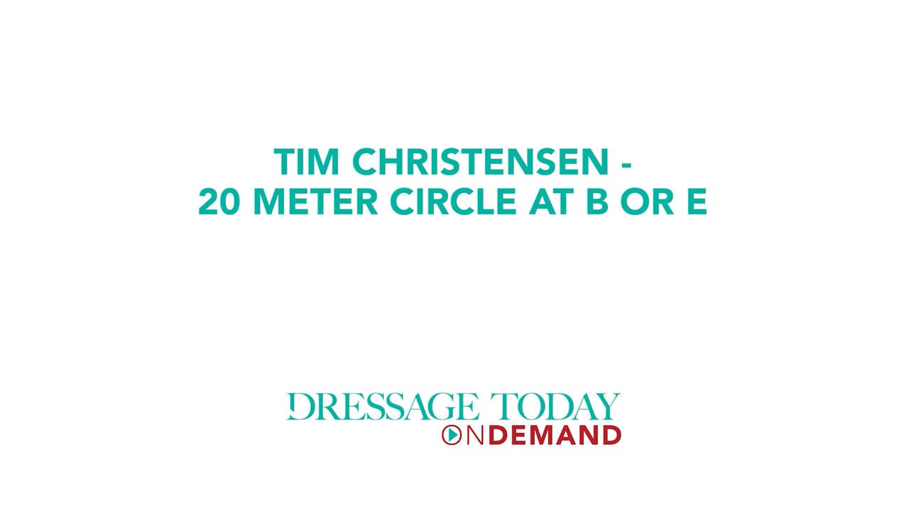 20 Meter Circle at B or E | Tim Christensen