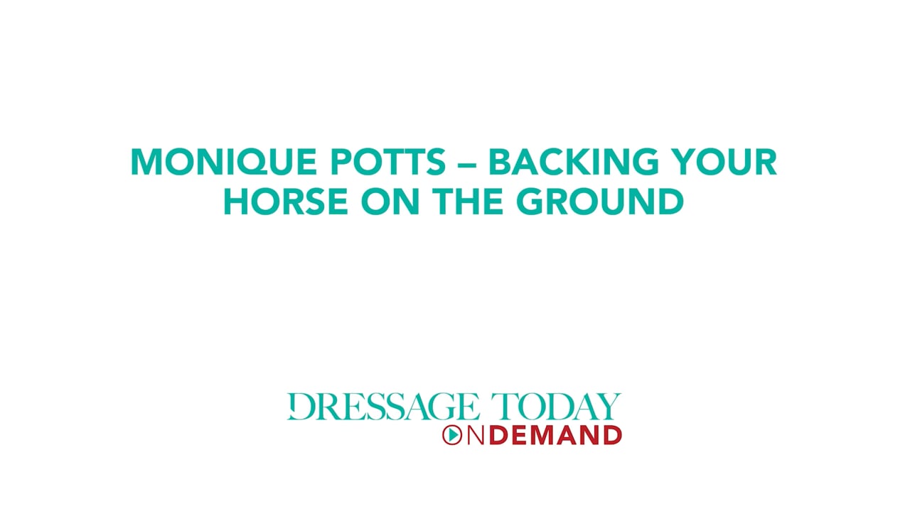 Backing Your Horse on the Ground | Monique Potts
