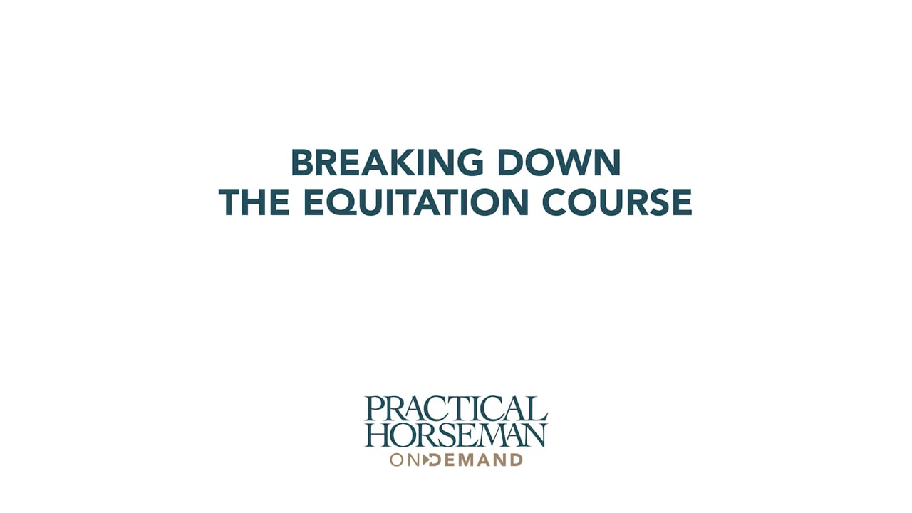 Breaking Down the Indoor Equitation Course | Stacia Madden
