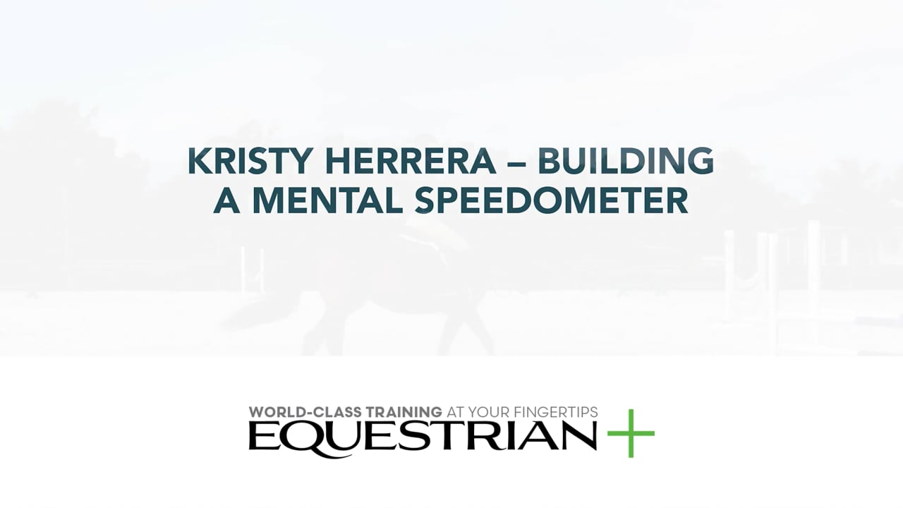 Building a Mental Speedometer | Kristy Herrera
