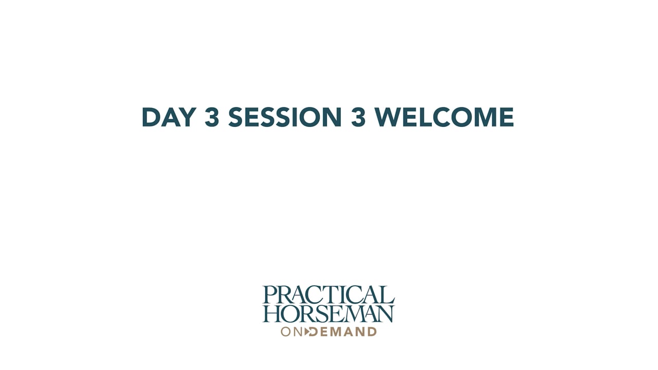 Day 3 Session 1 Welcome | Anne Kursinski