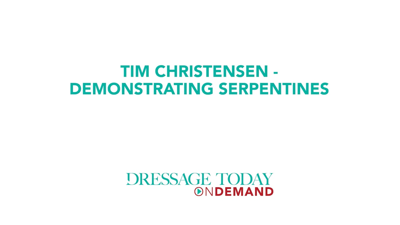 Demonstrating Serpentines on the Quarter Line | Tim Christensen