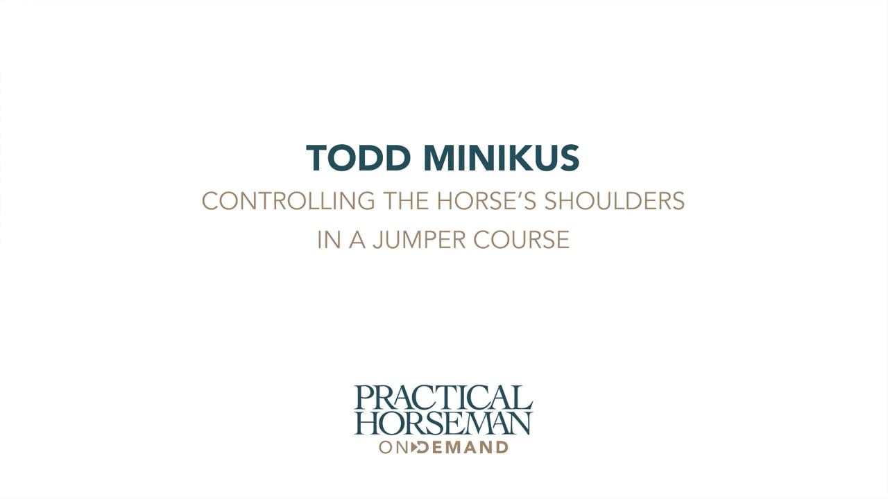 Controlling the Shoulders in a Jumper Course | Todd Minikus