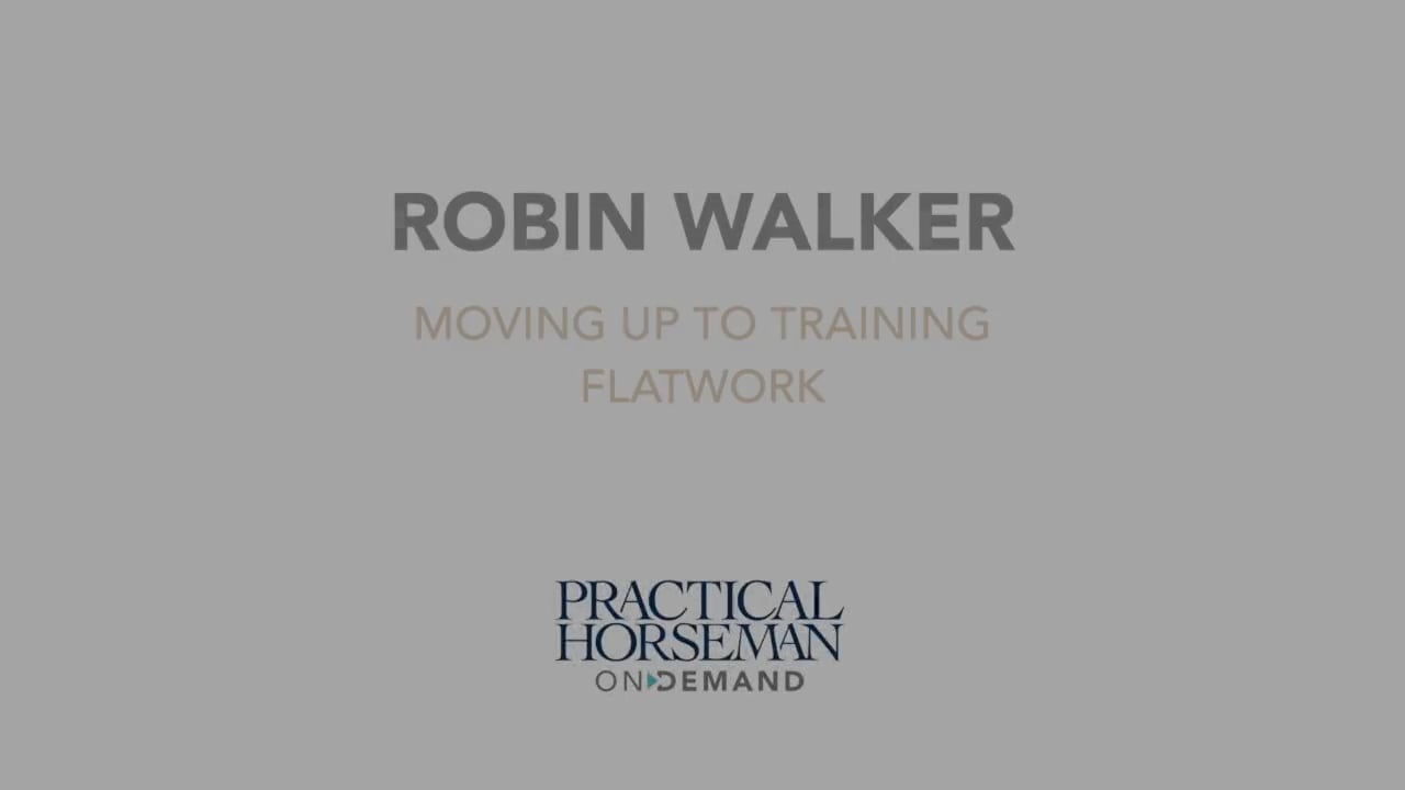 Robin Walker – Moving Up to Training Level Flatwork