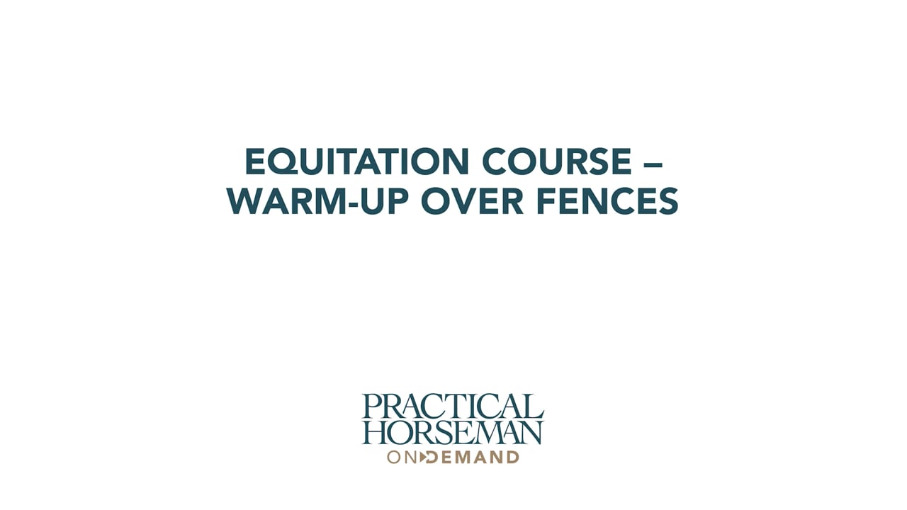 Equitation Course – Warm-up Over Fences | Stacia Madden
