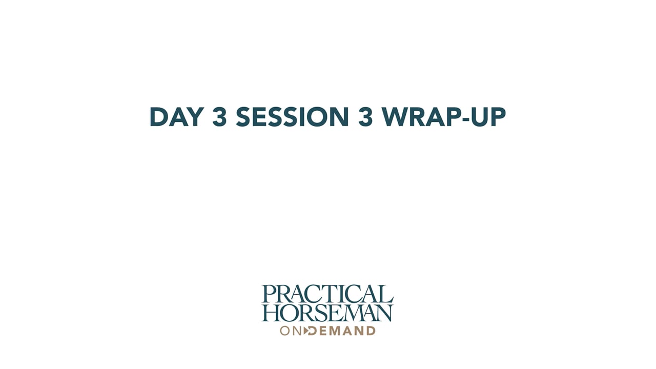 Day 3 Session 3 - Clinic Wrap-up | Anne Kursinski