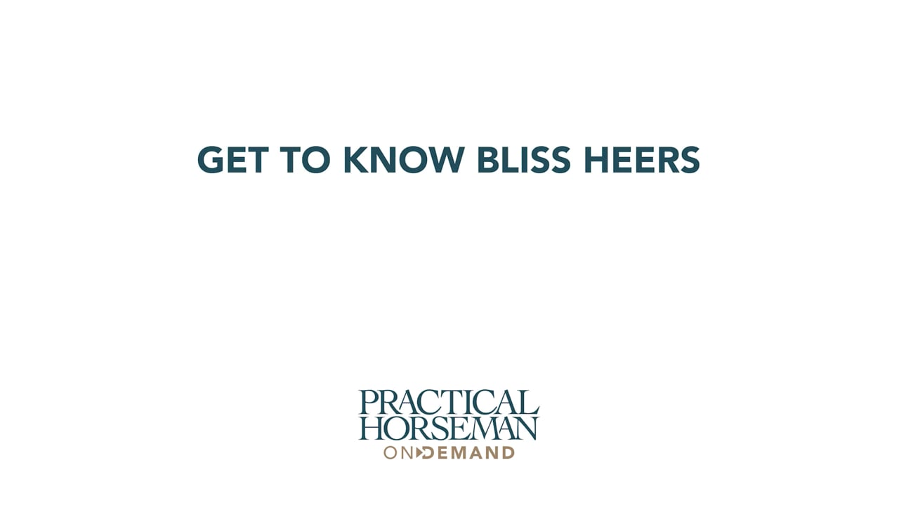 Get to Know an Elite Show Jumper | Bliss Heers